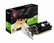 Tarjeta De Vídeo Msi Geforce Gt 1030 4gd4 Lp Oc Geforce Gt 1030, 384 Núcleos Cuda, 4 Gb, 64 Bit, Gddr4, Pci Express X16 3.0, 1x Hdmi, 0x Dvi-i 1 X Displayports